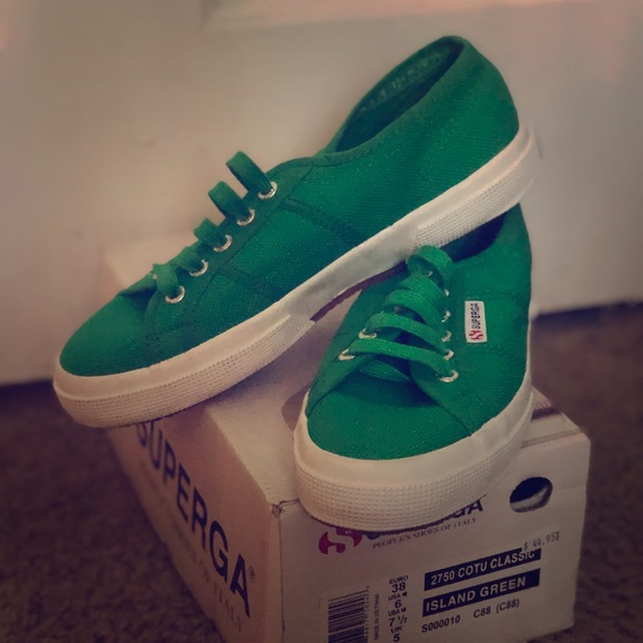 Superga Shoes - Superga island green 7.5 sneakers NWB